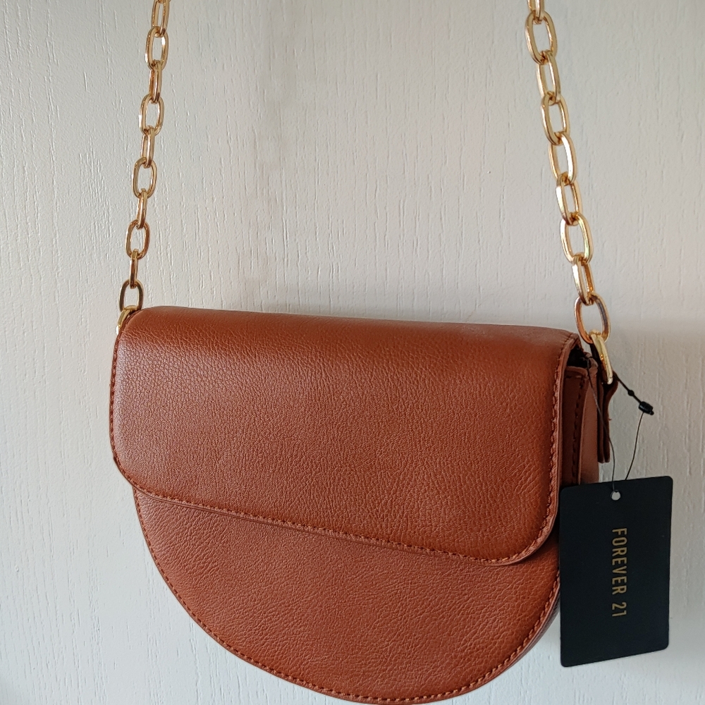 NWT Brown cross body bag F21